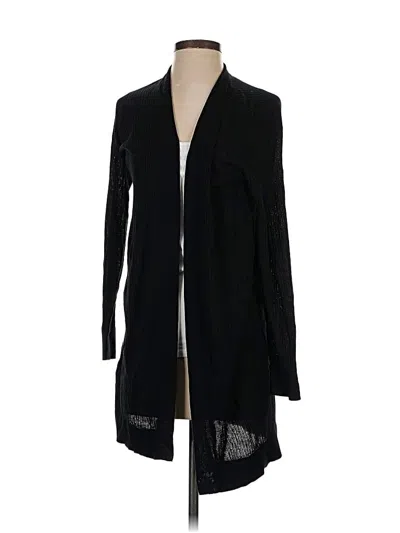Pre-owned Ann Taylor Loft Cardigan Sweater In Black