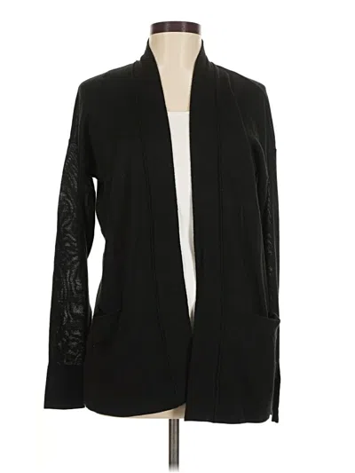 Pre-owned Ann Taylor Loft Cardigan Sweater In Black