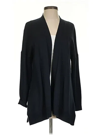 Pre-owned Ann Taylor Loft Cardigan Sweater In Black