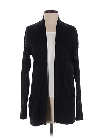 Pre-owned Ann Taylor Loft Cardigan Sweater In Black