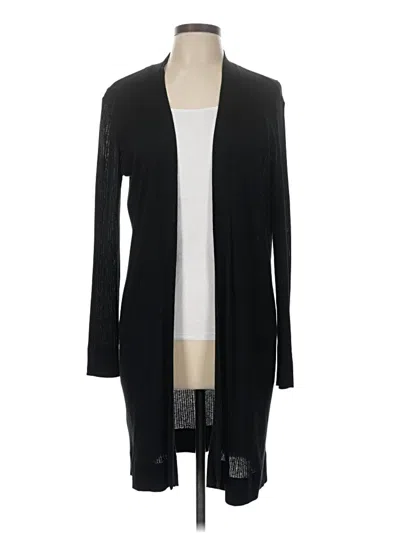 Pre-owned Ann Taylor Loft Cardigan Sweater In Black