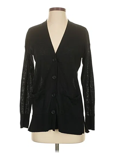 Pre-owned Ann Taylor Loft Cardigan Sweater In Black