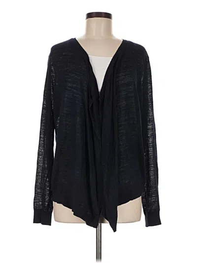 Pre-owned Ann Taylor Loft Cardigan Sweater In Black
