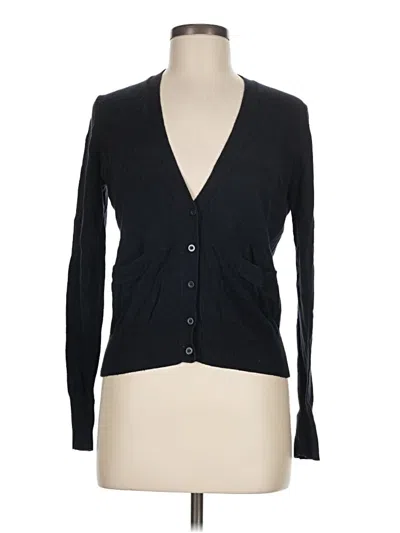 Pre-owned Ann Taylor Loft Cardigan Sweater In Black