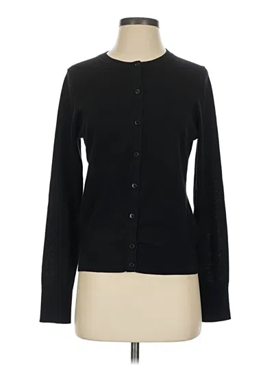 Pre-owned Ann Taylor Loft Cardigan Sweater In Black
