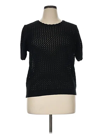 Pre-owned Ann Taylor Loft Cardigan Sweater In Black