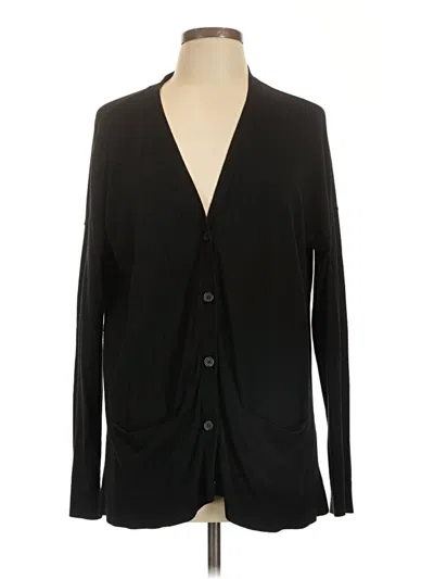 Pre-owned Ann Taylor Loft Cardigan Sweater In Black