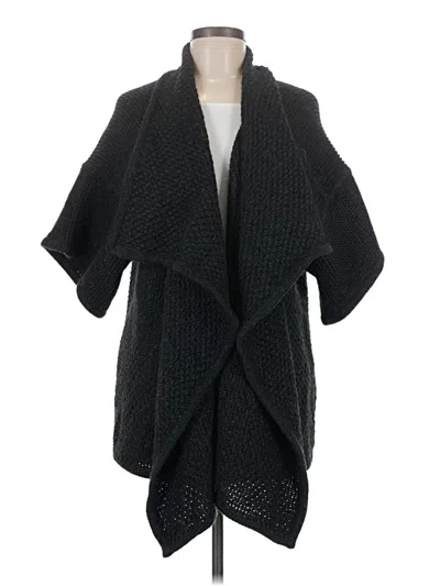 Pre-owned Ann Taylor Loft Cardigan Sweater In Black