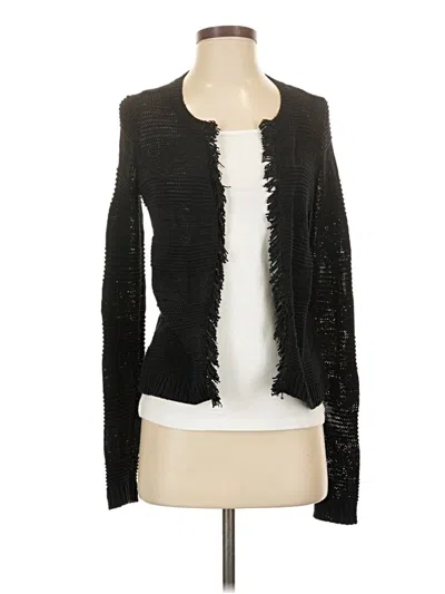 Pre-owned Ann Taylor Loft Cardigan Sweater In Black