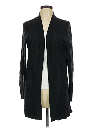 Pre-owned Ann Taylor Loft Cardigan Sweater In Black