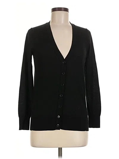 Pre-owned Ann Taylor Loft Cardigan Sweater In Black