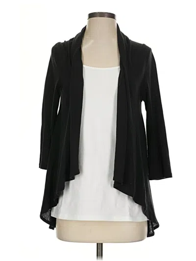Pre-owned Ann Taylor Loft Cardigan Sweater In Black