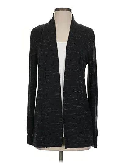 Pre-owned Ann Taylor Loft Cardigan Sweater In Black