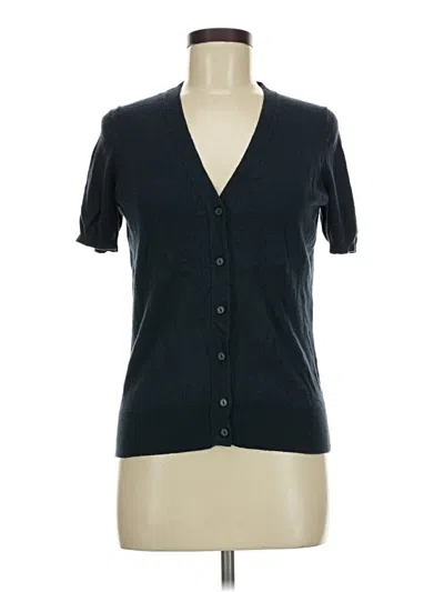 Pre-owned Ann Taylor Loft Cardigan Sweater In Black