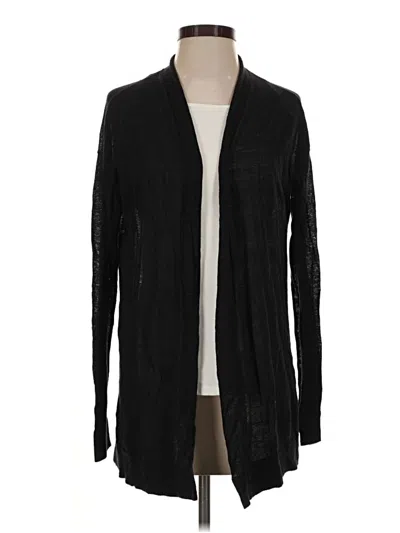 Pre-owned Ann Taylor Loft Cardigan Sweater In Black