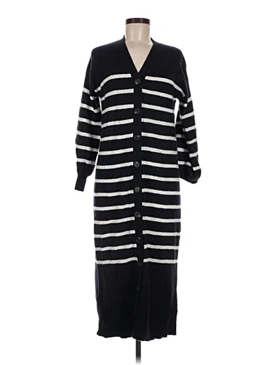 Pre-owned Ann Taylor Loft Cardigan Sweater In Black