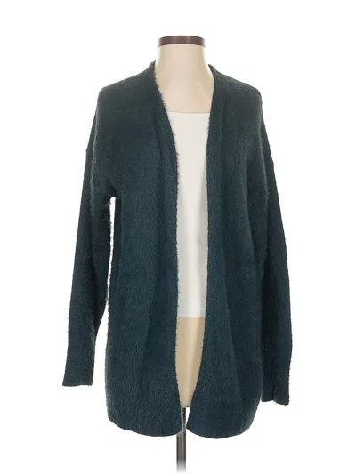 Pre-owned Ann Taylor Loft Cardigan Sweater In Blue
