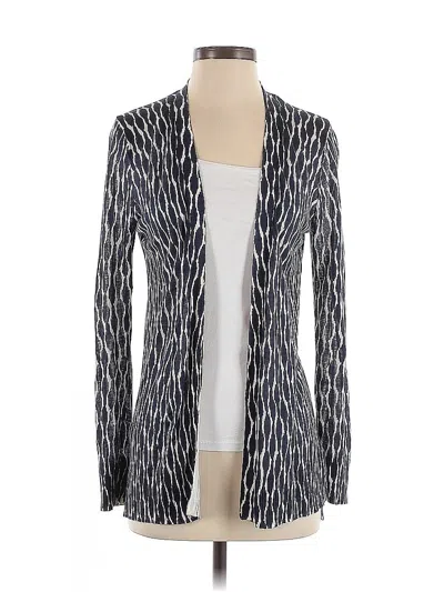 Pre-owned Ann Taylor Loft Cardigan Sweater In Blue