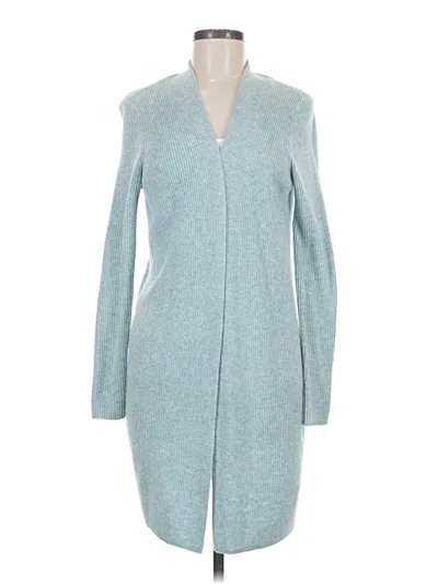 Pre-owned Ann Taylor Loft Cardigan Sweater In Blue