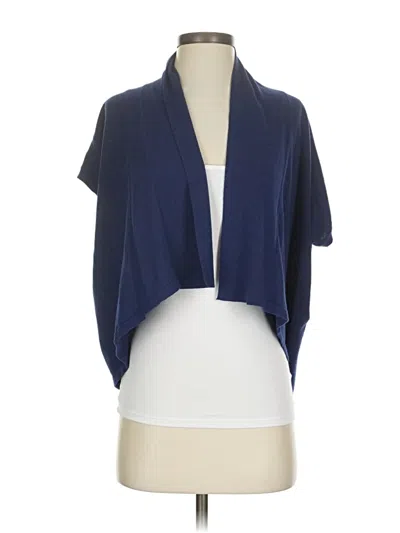 Pre-owned Ann Taylor Loft Cardigan Sweater In Blue