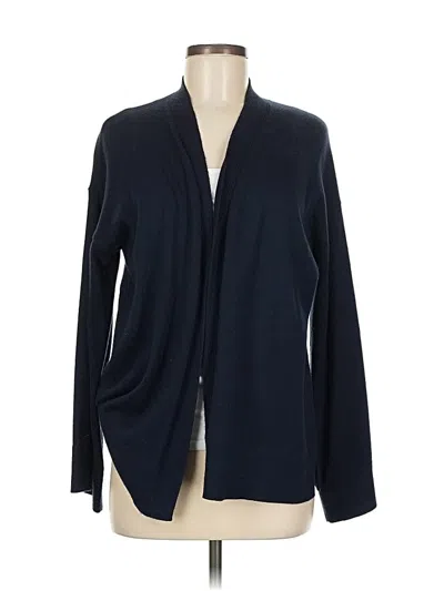 Pre-owned Ann Taylor Loft Cardigan Sweater In Blue