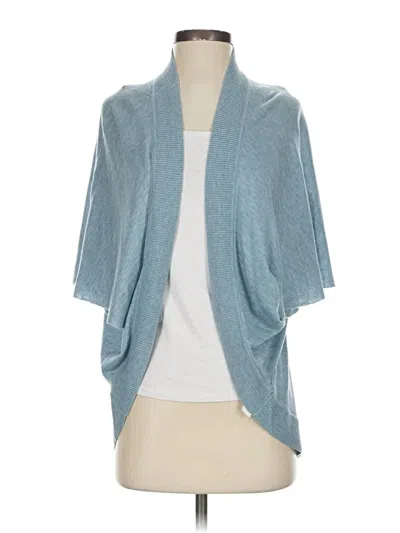 Pre-owned Ann Taylor Loft Cardigan Sweater In Blue