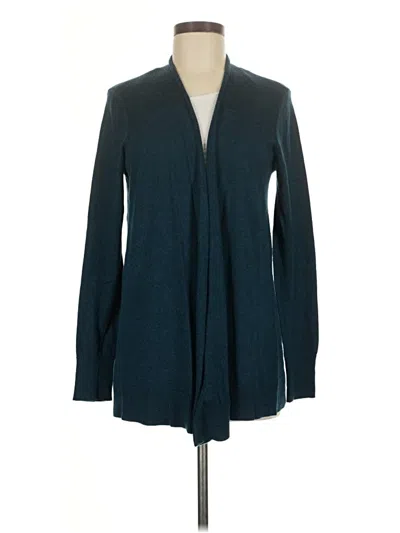Pre-owned Ann Taylor Loft Cardigan Sweater In Blue