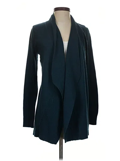 Pre-owned Ann Taylor Loft Cardigan Sweater In Blue