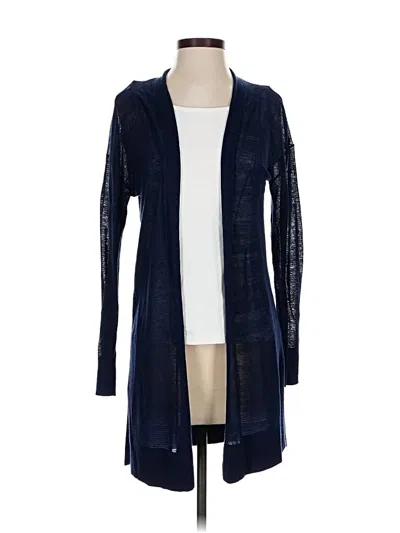 Pre-owned Ann Taylor Loft Cardigan Sweater In Blue