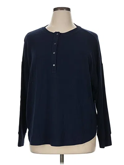 Pre-owned Ann Taylor Loft Cardigan Sweater In Blue