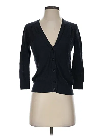 Pre-owned Ann Taylor Loft Cardigan Sweater In Blue