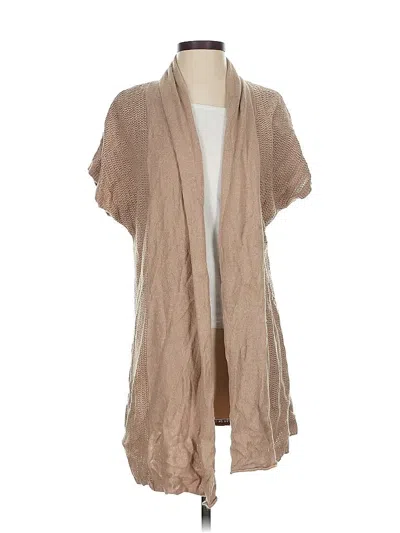 Pre-owned Ann Taylor Loft Cardigan Sweater In Brown