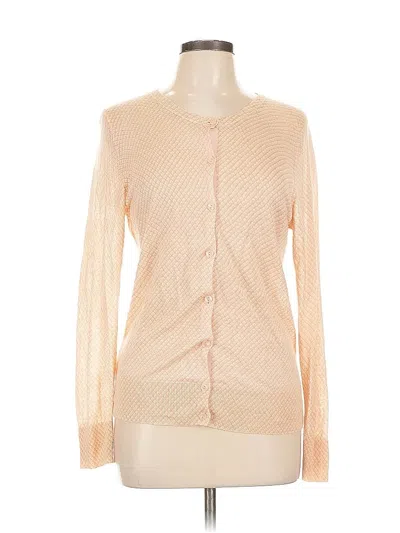 Pre-owned Ann Taylor Loft Cardigan Sweater In Brown