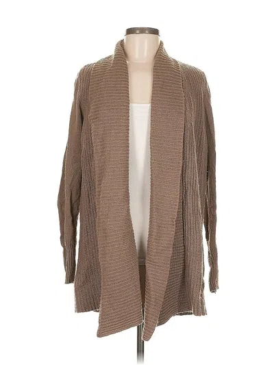 Pre-owned Ann Taylor Loft Cardigan Sweater In Brown