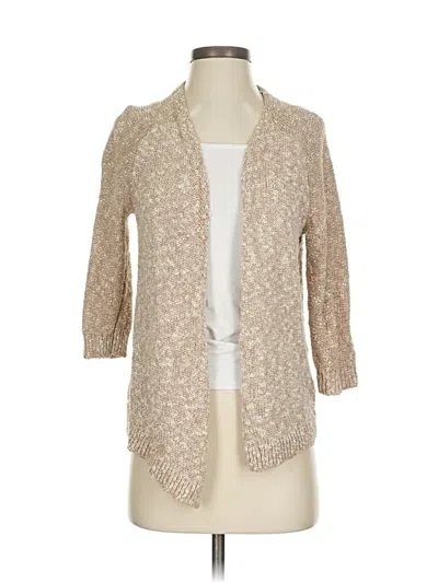 Pre-owned Ann Taylor Loft Cardigan Sweater In Brown