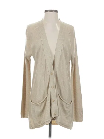 Pre-owned Ann Taylor Loft Cardigan Sweater In Brown