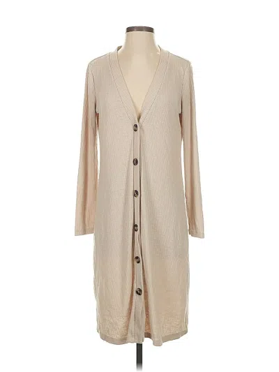 Pre-owned Ann Taylor Loft Cardigan Sweater In Brown