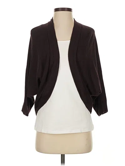Pre-owned Ann Taylor Loft Cardigan Sweater In Brown
