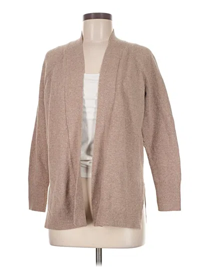 Pre-owned Ann Taylor Loft Cardigan Sweater In Brown