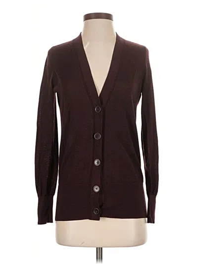 Pre-owned Ann Taylor Loft Cardigan Sweater In Brown