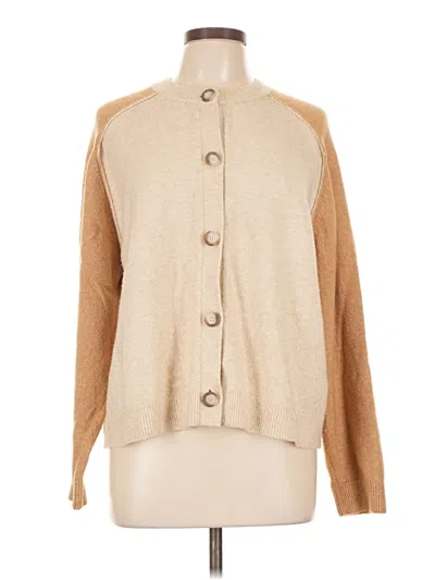 Pre-owned Ann Taylor Loft Cardigan Sweater In Brown