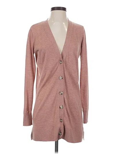 Pre-owned Ann Taylor Loft Cardigan Sweater In Brown