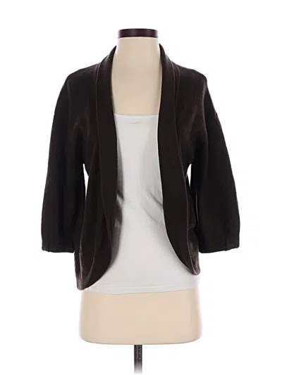 Pre-owned Ann Taylor Loft Cardigan Sweater In Brown