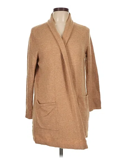 Pre-owned Ann Taylor Loft Cardigan Sweater In Brown