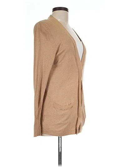 Pre-owned Ann Taylor Loft Cardigan Sweater In Brown