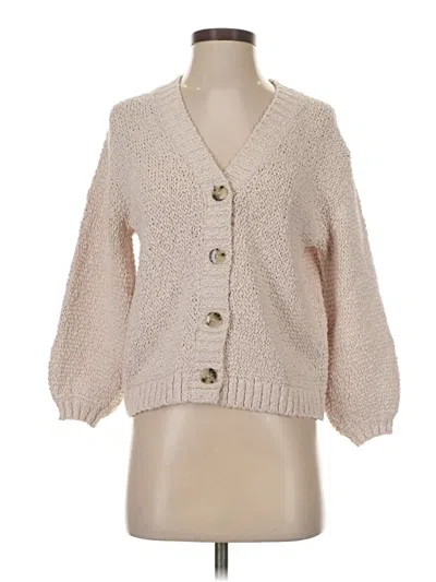 Pre-owned Ann Taylor Loft Cardigan Sweater In Brown