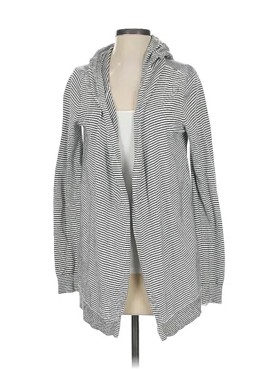 Pre-owned Ann Taylor Loft Cardigan Sweater In Gray