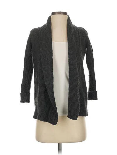 Pre-owned Ann Taylor Loft Cardigan Sweater In Gray
