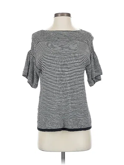 Pre-owned Ann Taylor Loft Cardigan Sweater In Gray