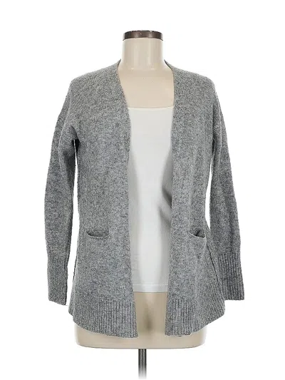 Pre-owned Ann Taylor Loft Cardigan Sweater In Gray